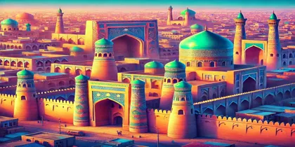 Khiva Stadtmauern & Minarette